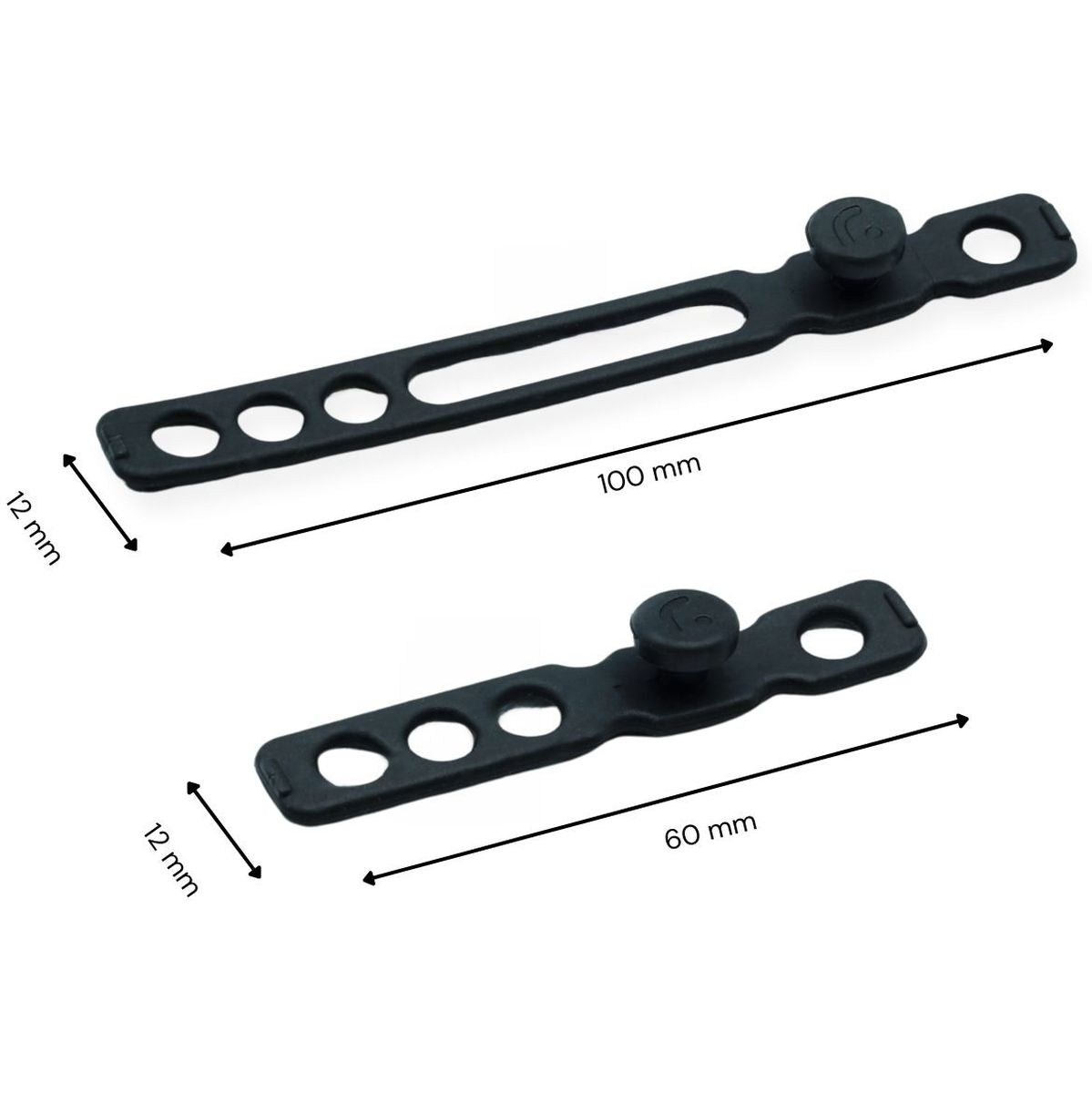 Radius Cable Straps Black 10-pack - image 2 of 3