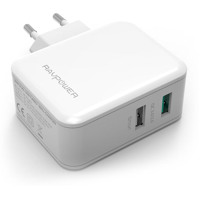 Ravpower RP-PC006 USB 30W Quick Charge 3.0 White