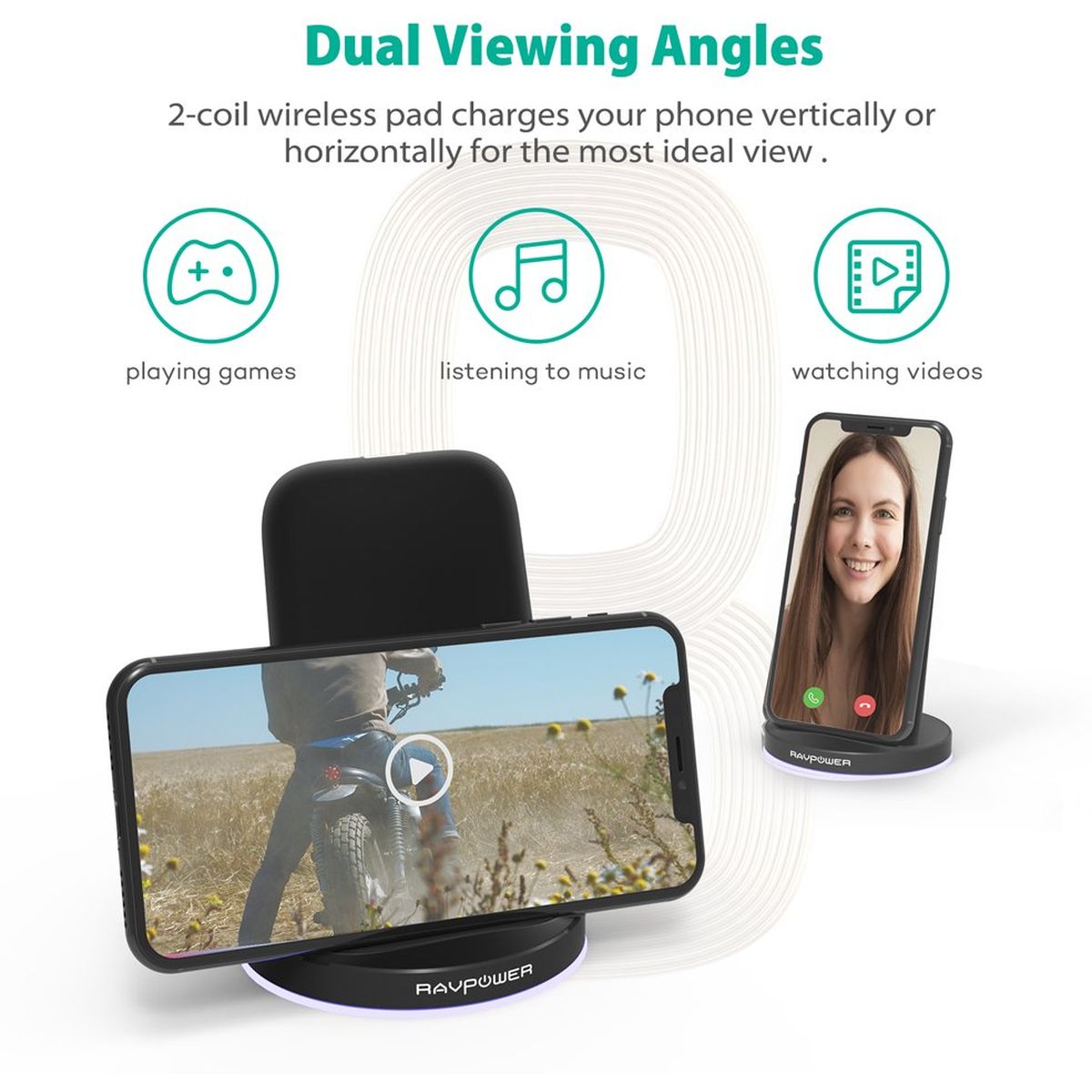 Ravpower QI Wireless Charging Stand RP-PC013 10 W - image 5 of 5