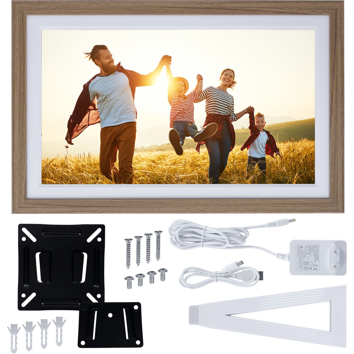 Rollei Frameo Wood WiFi 21 inch Digital Photo Frame - image 3 of 5