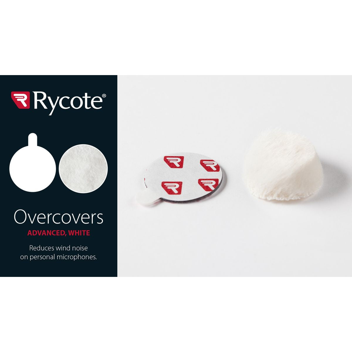 Rycote Overcovers Adv White (Master Carton Of 10 X Packs)
