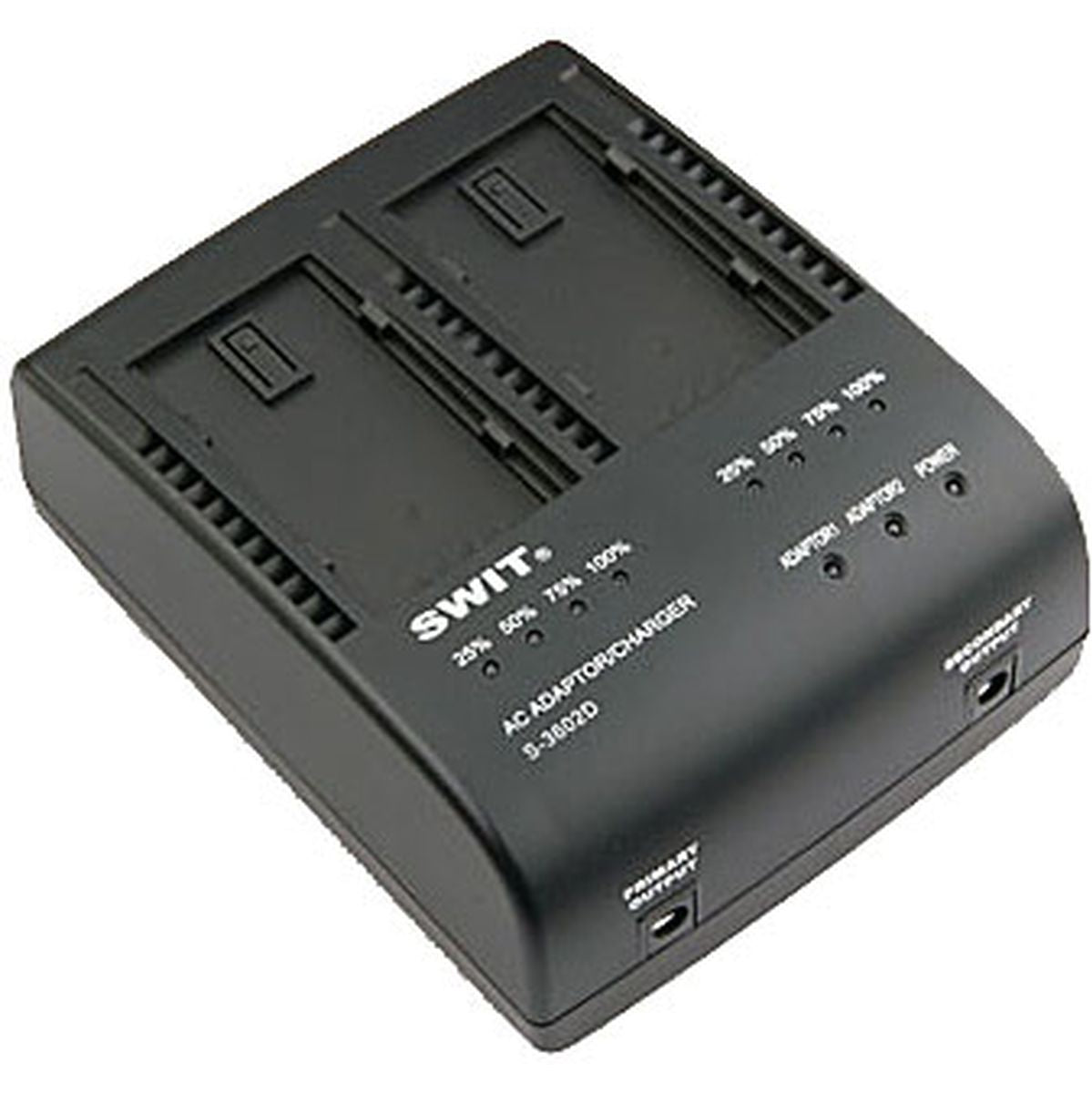 SWIT S-3602D S-3602D | 2x2A DV Charger Compatible To Panasonic VBD/VBR/CGA