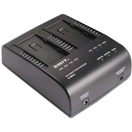 SWIT S-3602V S-3602V | 2x2A DV Charger Compatible To JVC BN-VF Series