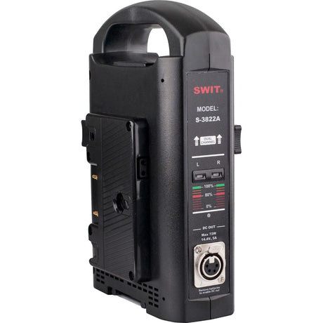 SWIT S-3822A 2CHX3A Fast Simultaneous Charger Adaptor Out Gold-Mount