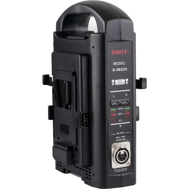 SWIT S-3822S S-3822S | 2CHX3A Fast Simultaneous Charger Adaptor Out V-Mount