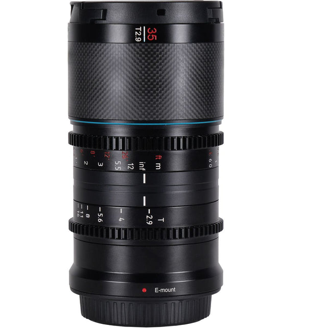 Sirui Saturn 35mm T2.9 1.6X Carbon Fiber FullFrame Anamorphic Z Mount Blue Flare