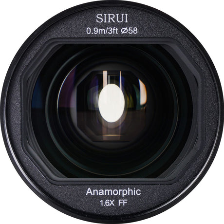 Sirui Saturn 35mm T2.9 1.6X Carbon Fiber FullFrame Anamorphic Z Mount Blue Flare - image 4 of 5