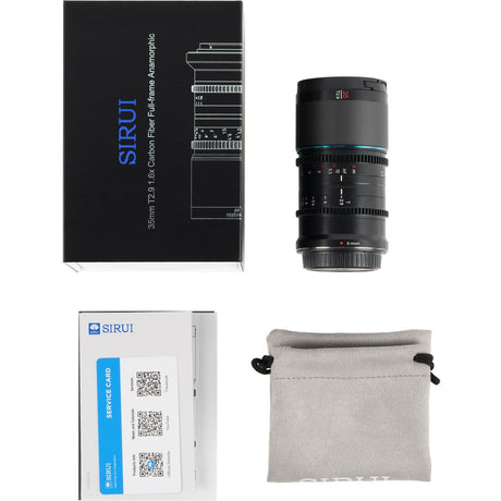 Sirui Saturn 35mm T2.9 1.6X Carbon FullFrame Anamorphic Z Mount Neutral Flare - image 5 of 5