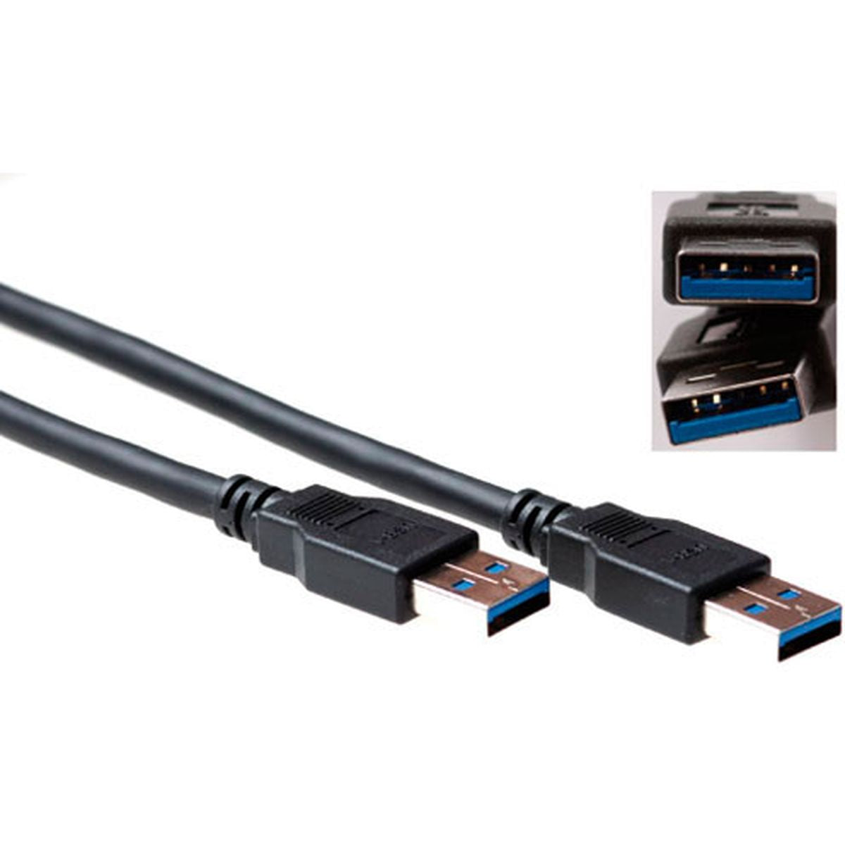 ACT USB 3.0 A Male - USB A Male 2.00m