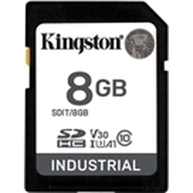 Kingston 8GB SDHC Industrial C10-40C To 85C UHS