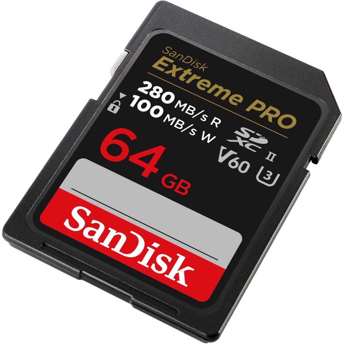 SanDisk Pro 64GB V60 UHS-II SD Cards 280/100MB/s