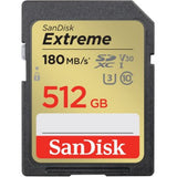 SanDisk Extreme 512GB SDXC Memory Card Plus 1 Up