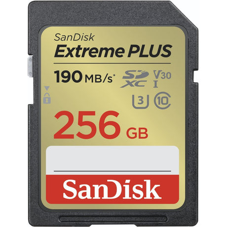 SanDisk Extreme Plus 256GB SDHC Memory Card UHS
