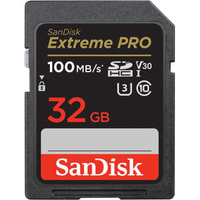 SanDisk SDHC Extreme Pro 32GB Memory Card 100MB