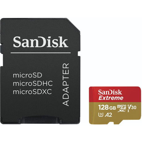 SanDisk Extreme 128 GB Class 10/UHS-I U3 V30 MicroSDXC 16... - image 4 of 4