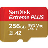 SanDisk Extreme Plus MicroSDXC 256GB+SD Adapter