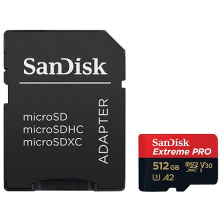 SanDisk MicroSDXC Extreme Pro 512GB 200/140 MB/s A2 V30 dl 2 - image 2 of 3