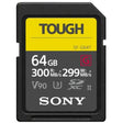 Sony ProSD Tough 18X Stronger - 64GB UHS-II R300 W299 - V90
