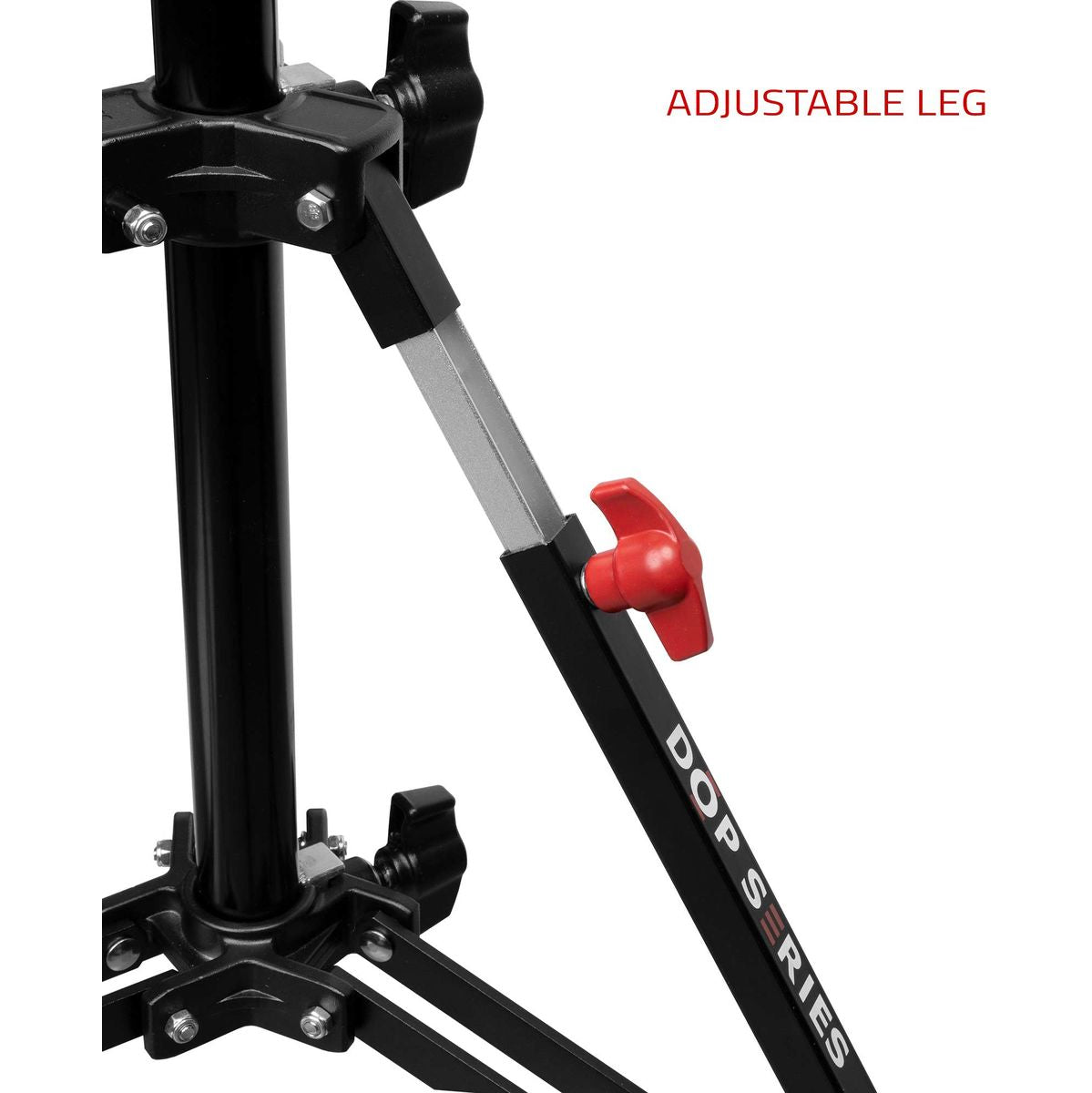 Aluminum Baby Stand Square Leg Black 12.9'
