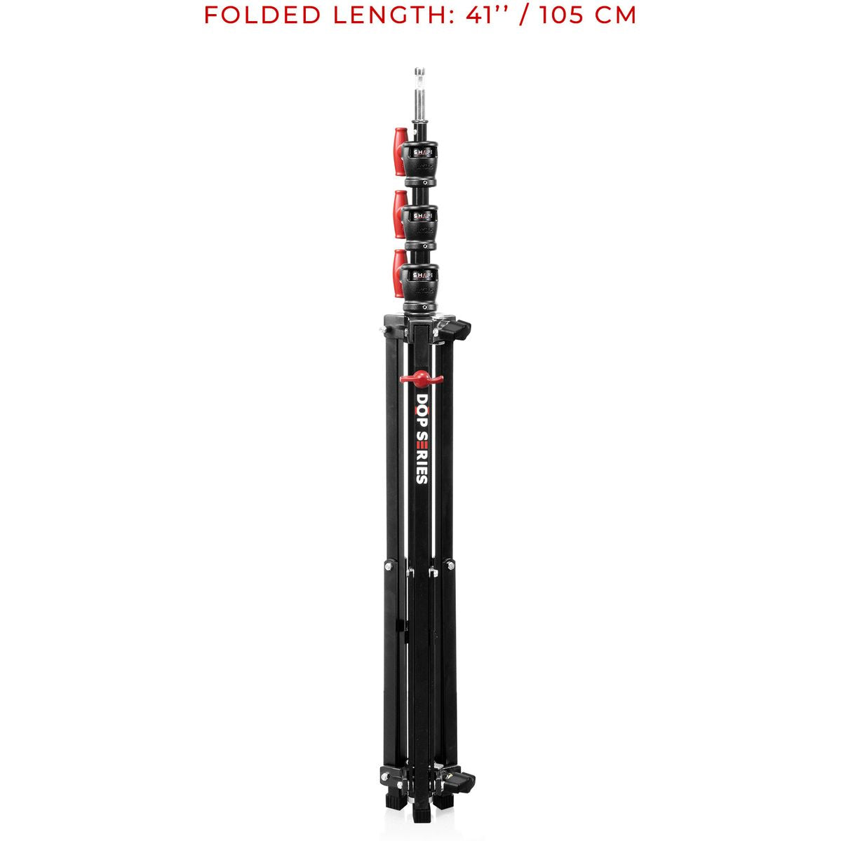 Aluminum Baby Stand Square Leg Black 12.9'