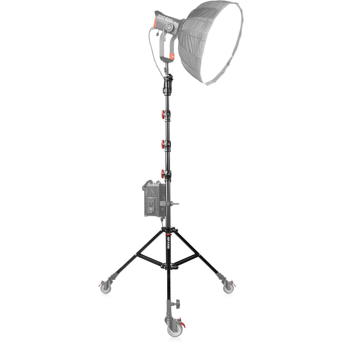 Shape Aluminum Triple Riser Black Combo Stand 14.75'