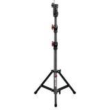 Low Boy Double Riser Stand Black/Chrome 6.4'