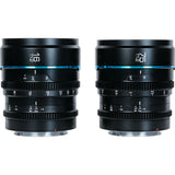 Sirui Nightwalker 16mm & 75mm T1.2 S35 Cine 2-LENS Set L-Mount Black