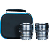 Sirui Nightwalker 16mm & 75mm T1.2 S35 Cine 2-LENS Set M4/3 Mount Metal Grey
