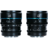 Sirui Nightwalker 16mm & 75mm T1.2 S35 Cine 2-LENS Set X-Mount Black