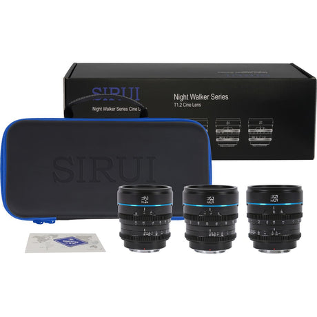 Sirui Nightwalker Series 24 35&55mm T1.2 S35 M-Focus Cine Lens L-Mount Black - image 4 of 4