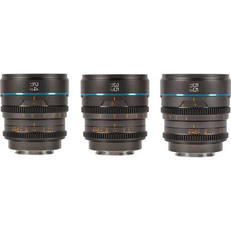 Sirui Nightwalker Series 24 35&55mm T1.2 S35 M-Focus Cine Lens L-Mount Grey - image 2 of 3