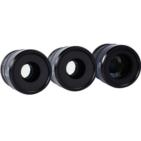 Sirui Nightwalker 24 35+55mm T1.2 S35 MF Cine Lens Bundle X-Mount Black - image 2 of 4