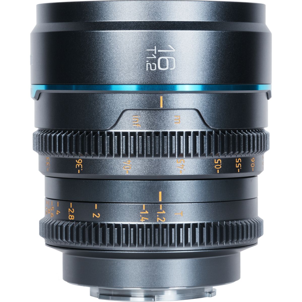 Sirui Nightwalker Series 16mm T1.2 S35 Manual Focus Cine Lens RF-Mount Grey