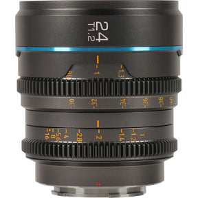 Sirui Nightwalker 24mm T1.2 S35 MF Cine Lens M4/3-Mount Gun Grey