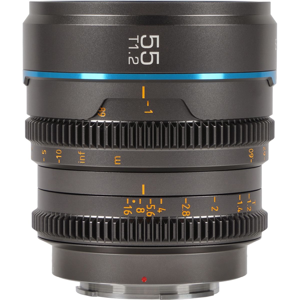 Sirui Nightwalker 55mm T1.2 S35 MF Cine Lens E-Mount Gun Grey