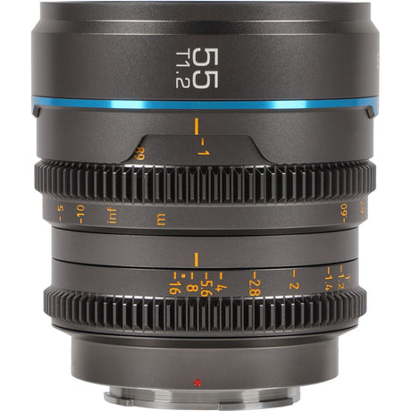Sirui Nightwalker 55mm T1.2 S35 MF Cine Lens X-Mount Gun Grey