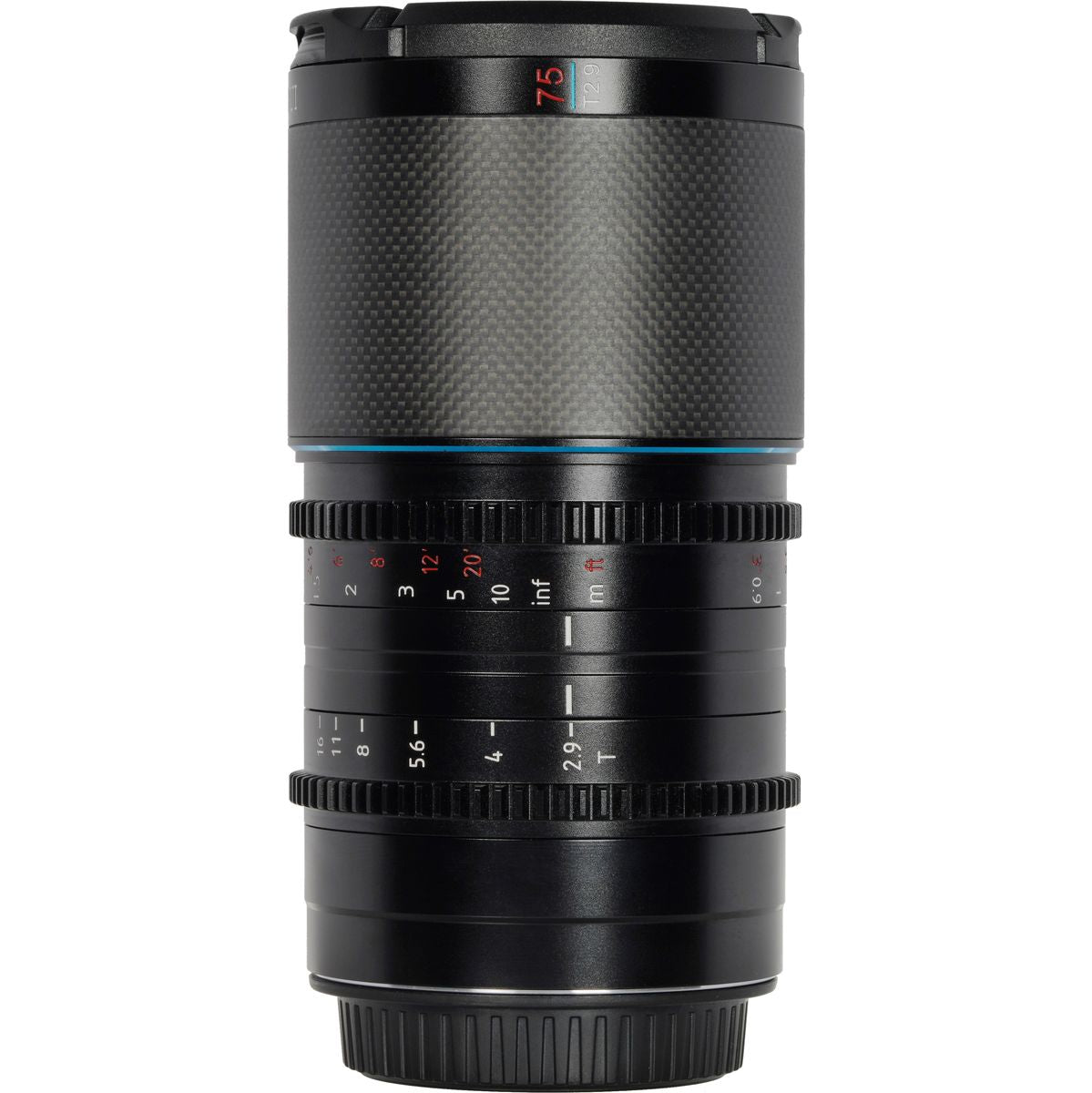 75mm T2.9 Neutral Flare 1.6X FF Anamorphic RF Mount (Carbon