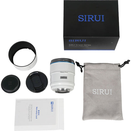 Sirui Sniper 75mm f/1.2 Aps-C/S35 Auto-Focus Lens (X Mount White) - image 2 of 4