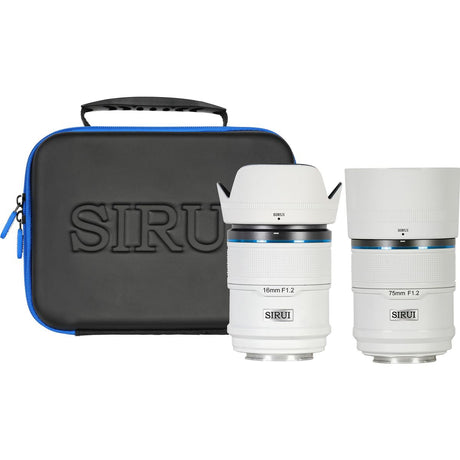 Sirui Sniper 16mm & 75mm f/1.2 Aps-C/S35 Auto-Focus Lens Kit (Z Mount White)
