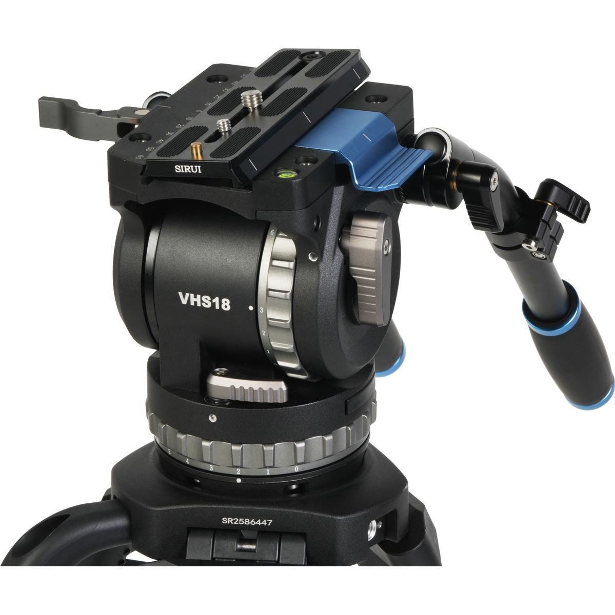 Sirui Twin-Leg Video Tripod 100mm Half-Bowl + VHS18 Professional Fluid Head
