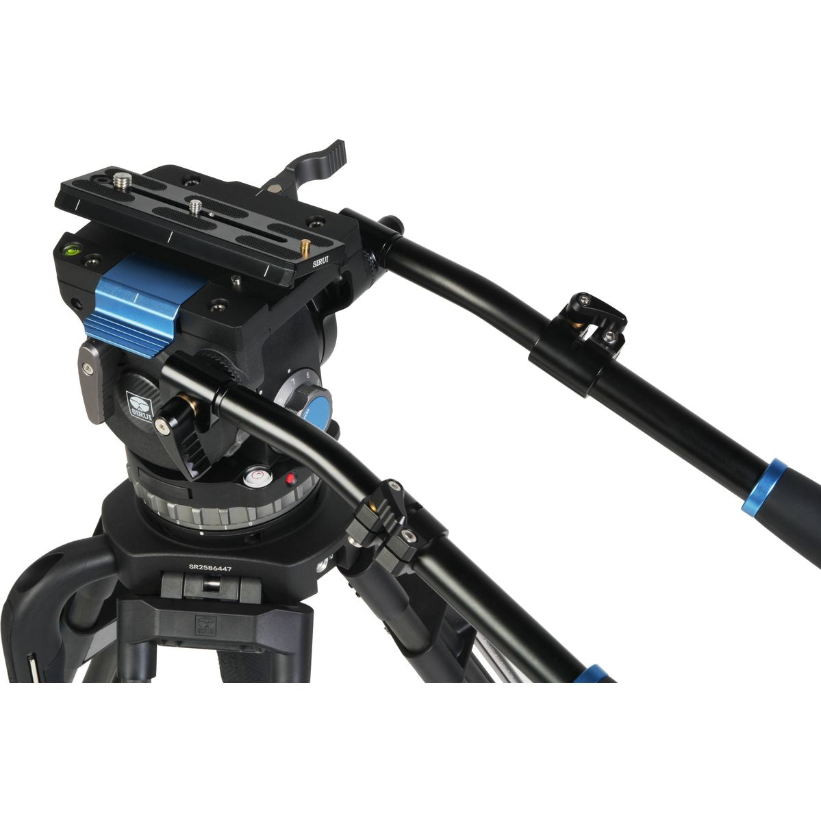 Sirui Twin-Leg Video Tripod 100mm Half-Bowl + VHS18 Professional Fluid Head