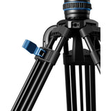 Sirui SQ75A Aluminum Twin-Leg Video Tripod 75mm Half-Bowl + S5 Head