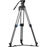 Sirui SQ75 Carbon Twin-Leg Video Tripod 75mm Half-Bowl + S5 Head