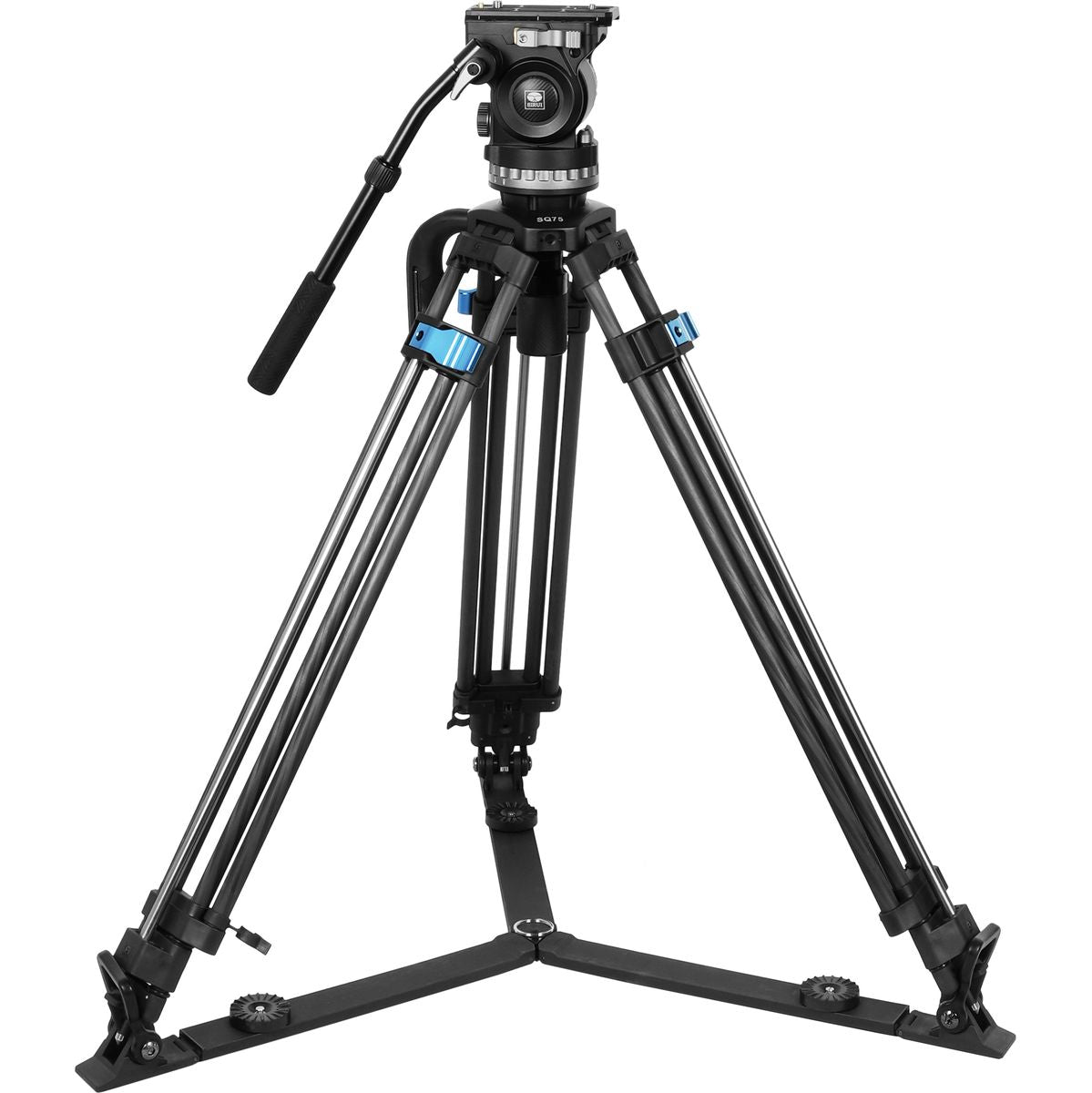 Sirui Twin-Leg Video Tripod 75mm Half-Bowl + VHS10 Professional Fluid Head