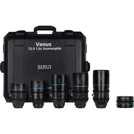Sirui Venus 5-Lens Kit T2.9 1.6X 35mm+50mm+75mm+100mm+150mm+1.25x Adap+Case RF