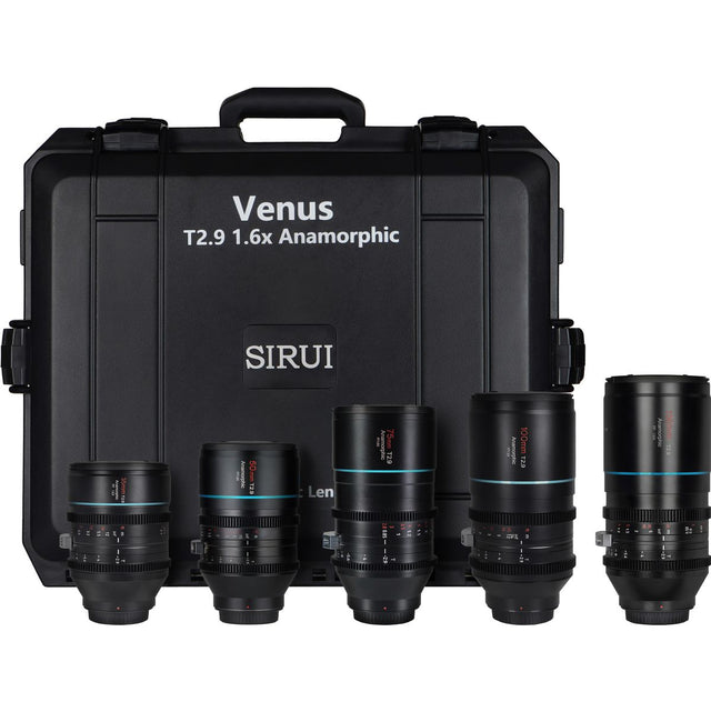 Sirui Venus 5-Lens Kit T2.9 1.6X 35mm + 50mm + 75mm + 100mm + 150mm&Case E Mt