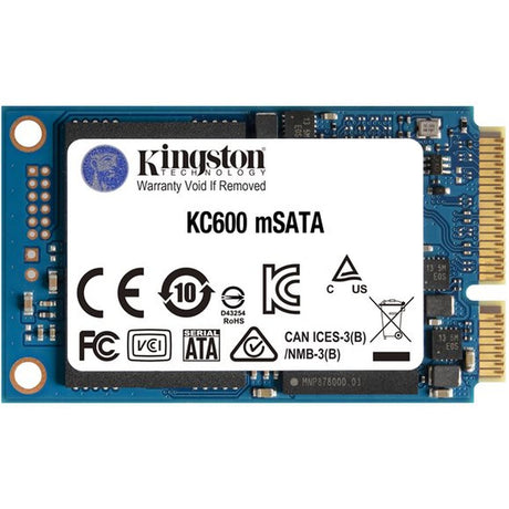 Kingston 512GB KC600ms SATA3 mSATA SSD Only Drive