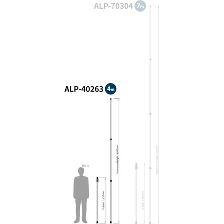 Slik Aluminum Telescopic Long Pole ALP-40263 (4.0 Meter) - image 4 of 5