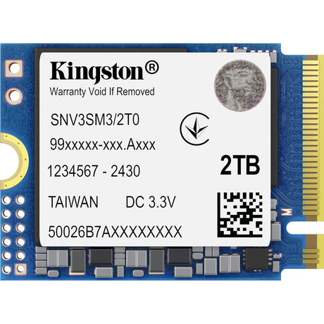 Kingston 2000G NV3 M.2 2230 PCIe 4.0 NVMe SSD
