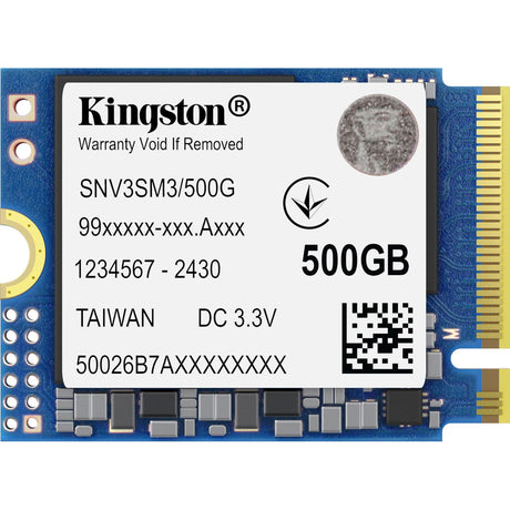 Kingston 500G NV3 M.2 2230 PCIe 4.0 NVMe SSD